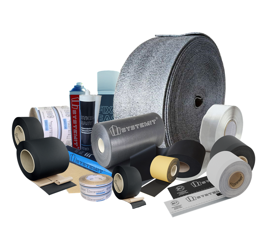 Celtniecības lentas, līmes un gruntis