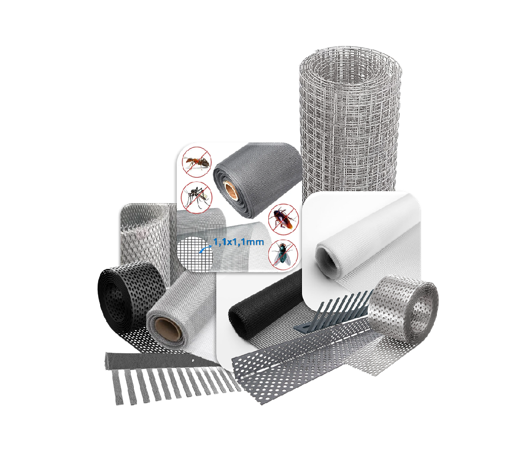 Aizsarg profili un grauzēju sieti